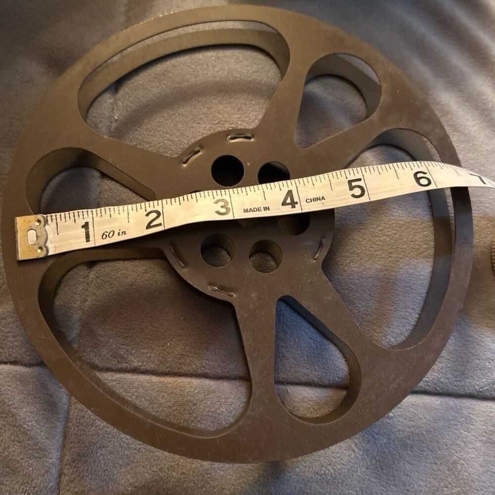 Vintage 8mm/Super 8 Empty Movie Film Reels Lot of 2 No. 200 Plastic/Metal